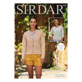 Sirdar Country Style DK Cardigan Digital Pattern 7938