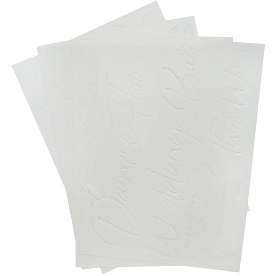 Wedding Sign Stencils 4 Pack image number 7