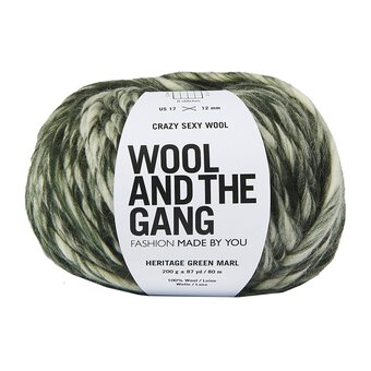 Wool and the Gang Heritage Green Crazy Sexy Wool Marl 200g
