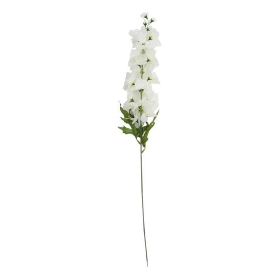 Cream Delphinium Spray 78cm image number 1