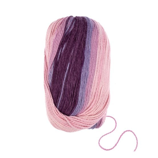 Knitcraft Pink Purple Coral Cotton Festival DK 100g image number 3