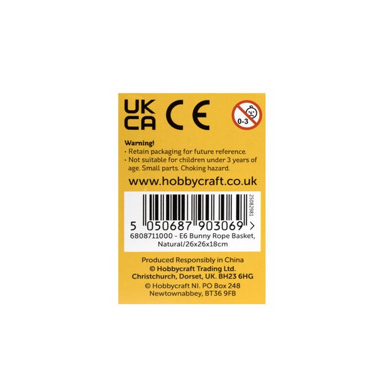 Bunny Rope Basket  image number 4