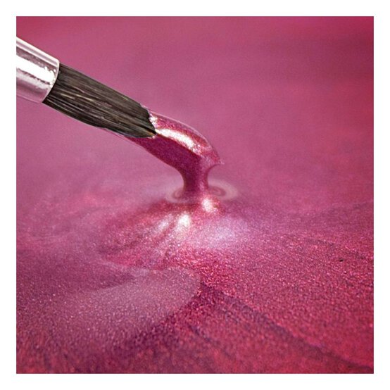 Rainbow Dust Pearlescent Cerise Food Paint 25ml image number 2
