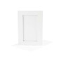 White Fold Rectangle Aperture Cards  A6 10 Pack image number 1