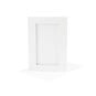 White Fold Rectangle Aperture Cards and Envelopes A6 10 Pack image number 1