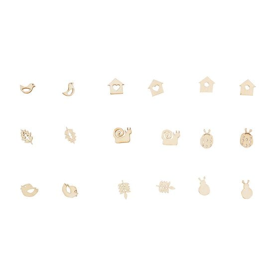 Papermania Autumn Garden Wooden Shapes 45 Pack image number 3