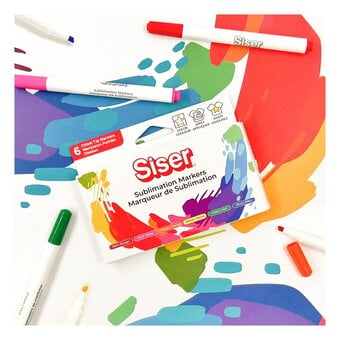 Siser Primary Sublimation Markers 6 Pack image number 4