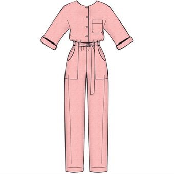 Simplicity Jumpsuit and Dress Sewing Pattern S8907 (14-22) image number 3