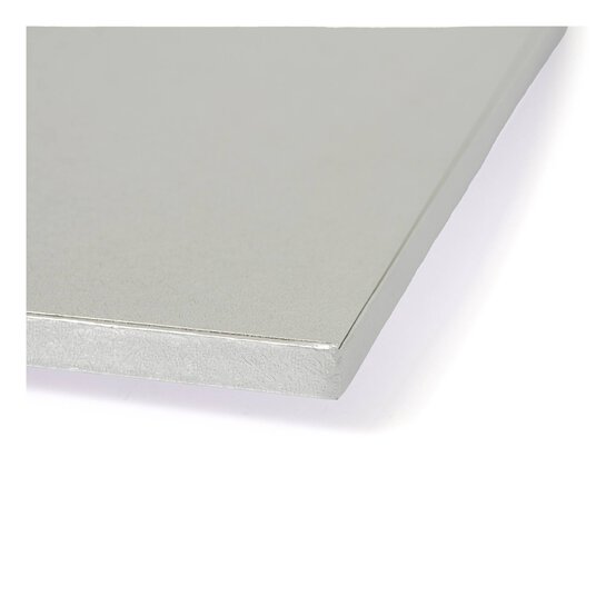 Silver Square Cake Drum 10 Inches image number 3