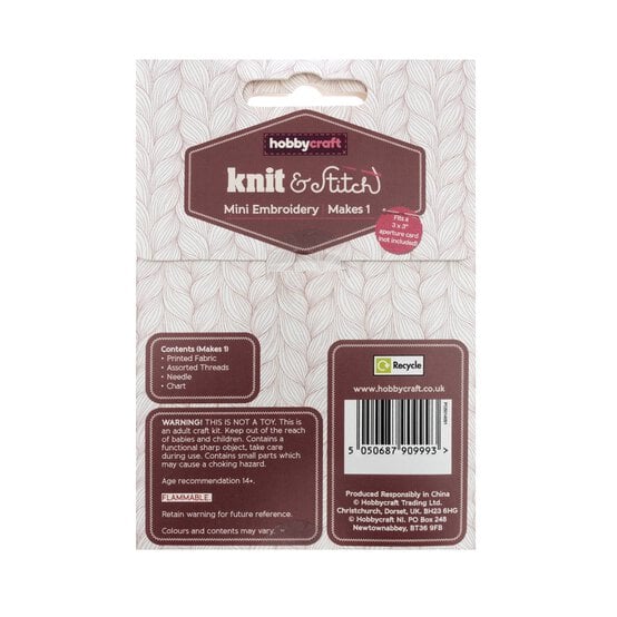 Mini Hearts Embroidery Kit image number 5