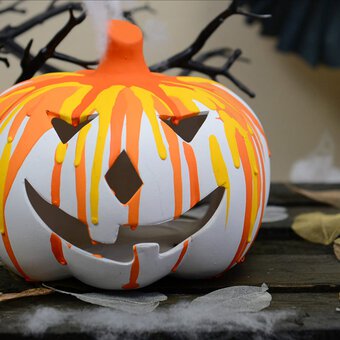 How to Make a Ceramic Drip Pumpkin