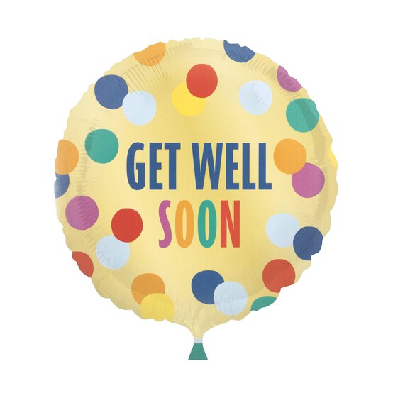 Large Get Well Soon Foil Balloon image number 2