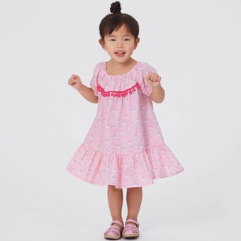 New Look Toddler Dress Sewing Pattern N6629 image number 3