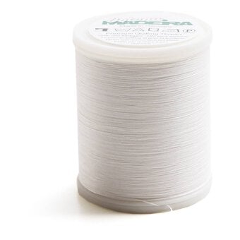 Madeira White Cotona 50 Quilting Thread 1000m (502)