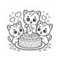 Cute Cozy Colouring: Kittens image number 2