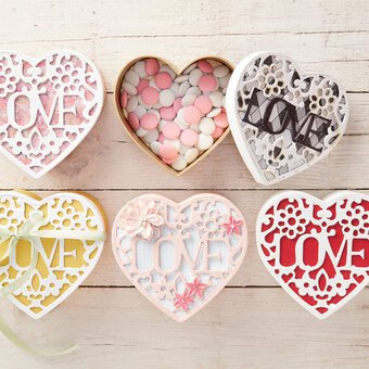 5 Ways to Decorate a Mache Heart Box