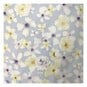 Blue Watercolour Floral Crinkle Print Fabric by the Metre image number 2