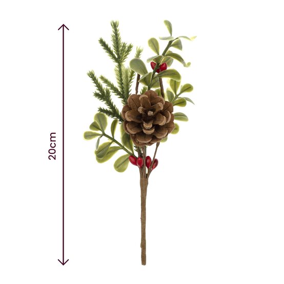 Pinecone and Berry Pick 20cm image number 3
