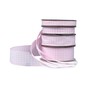 Light Pink Gingham Ribbon 9mm x 5m image number 3