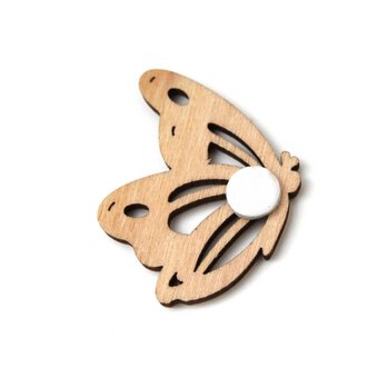 Butterfly Wooden Toppers 6 Pack
