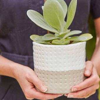 How to Make an Air Dry Clay Plant Pot