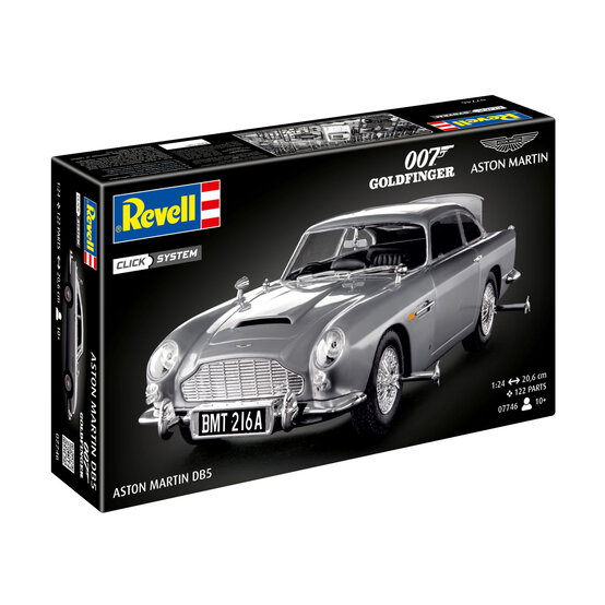 Revell Click System James Bond Aston Martin DB5 Model Kit 1:24 image number 1