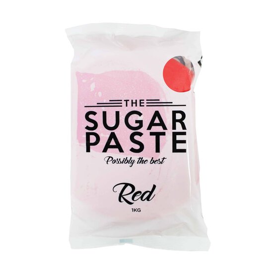The Sugar Paste Red Sugarpaste 1kg image number 1