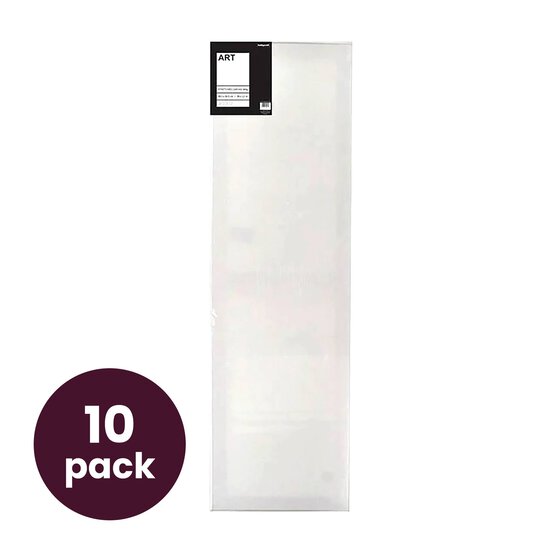 Stretched Canvas 100cm x 30cm 10 Pack Bundle image number 1