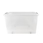 Clear Rolling Storage Box 94 Litres  image number 4