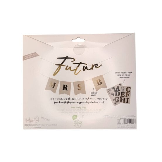 Gold and Pink Future Mrs Custom Banner 2m image number 4