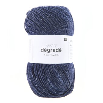 Rico Navy Blue Socks D&eacute;grad&eacute; 6 Ply 150g 