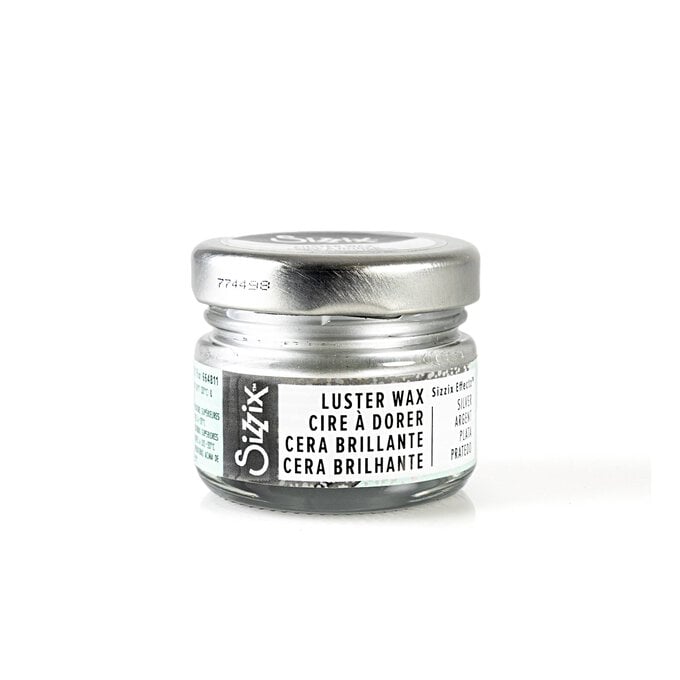Sizzix Effectz Silver Luster Wax 20ml image number 1