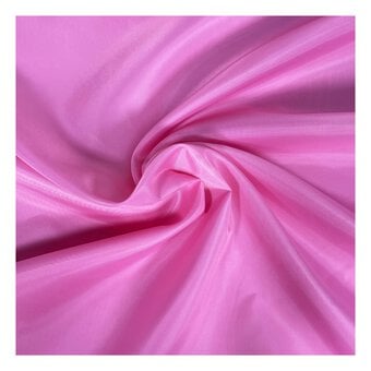 Pink Taffeta Anti-Static Lining Fabric by the Metre