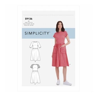 Simplicity Women’s Dress Sewing Pattern S9136 (6-14)