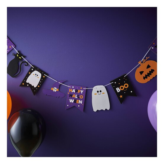 Halloween Paper Banner 3m  image number 1
