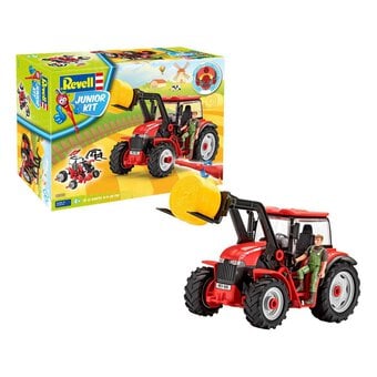 Revell Tractor and Loader Junior Model Kit image number 3