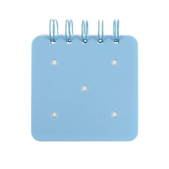 Mini Blue Square Charm Notebook