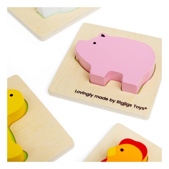 Bigjigs Farm Find and Feel Puzzle image number 6