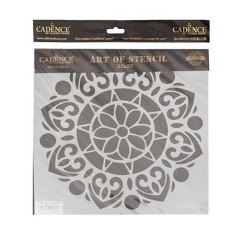 Cadence Mandala Home D&eacute;cor Stencil 25cm x 25cm