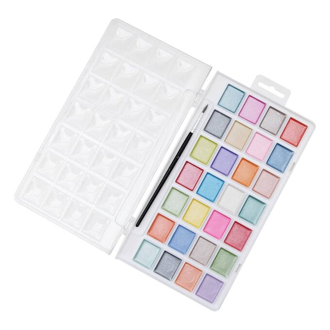 Watercolour Pearl Pans 28 Pack image number 1