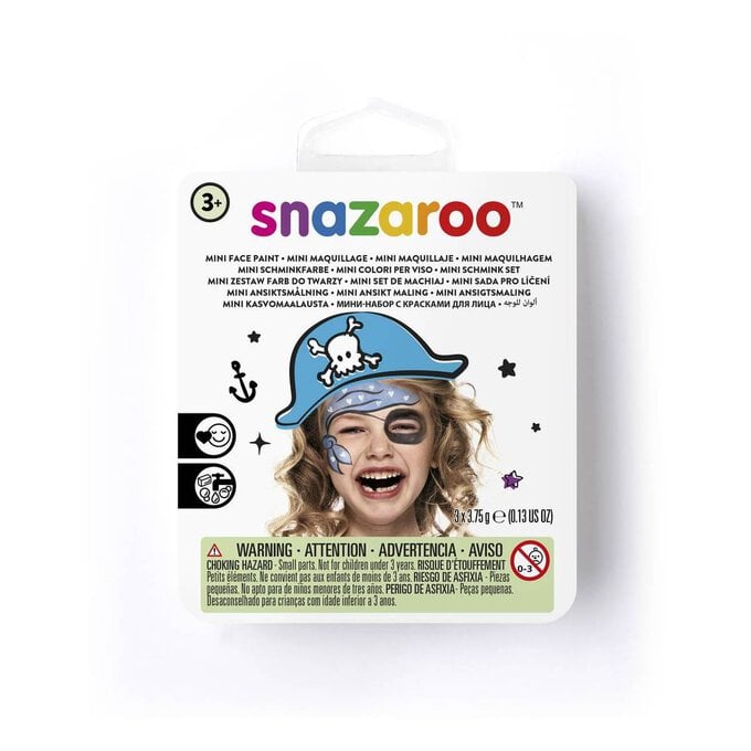 Snazaroo Blue Pirate Mini Face Paint Kit image number 1