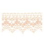 Pale Pink 25mm Scallop Cotton Lace Trim by the Metre image number 2