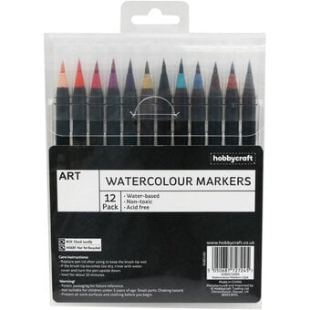 Watercolour Markers 12 Pack image number 3