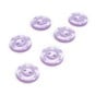 Hemline Lilac Basic Scalloped Edge Button 6 Pack image number 1