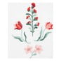 FREE PATTERN DMC Red Wallflower Embroidery 0214 image number 1
