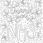 Thank You NHS FREE Colouring In Download image number 1