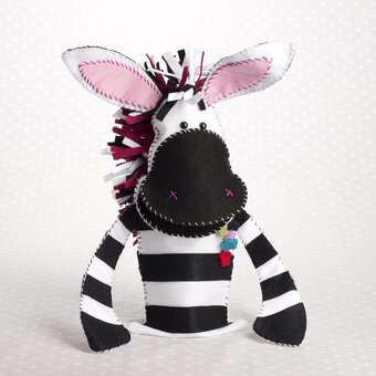 Zippy the Zebra Hand Puppet