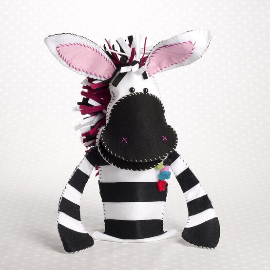 Zippy the Zebra Hand Puppet image number 1