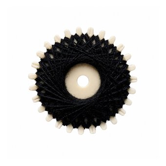 Hemline Black Darning Wool 20m 