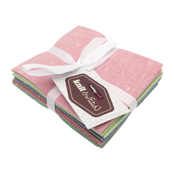 Slub Cotton Cotton Fat Quarters 5 Pack image number 2